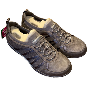 Skechers Womens Taupe Memory Foam Sneakers